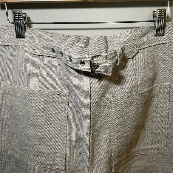 Soluna Collective Denim Pants Grey Adjustable Size 6 Upcycled Cotton Relaxed Fit - Picture 9 of 13